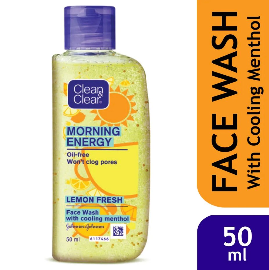 Clean & Clear Morning Energy Lemon Fresh Face Wash 50ml
