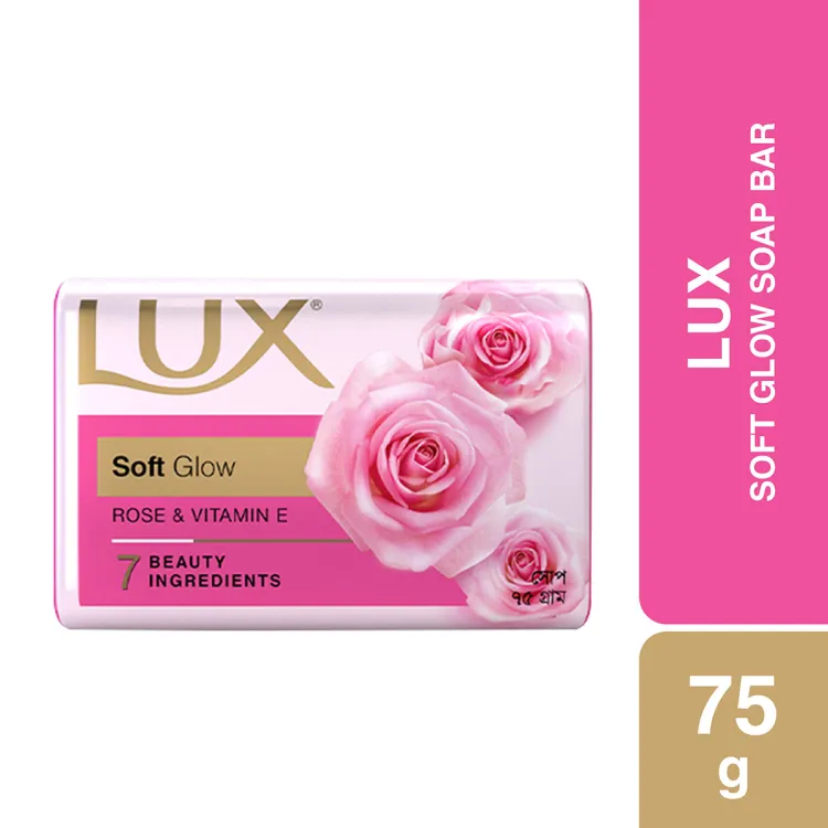 Lux Soap Bar Soft Glow 75 gm