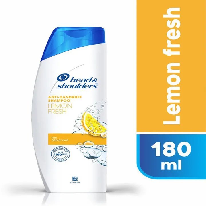 Head & Shoulders Lemon Fresh Anti Dandruff Shampoo 180ML